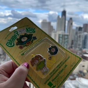 Fun Vintage Cabbage Patch Kids Jewelry Set Necklace and Ring NIP Collectible